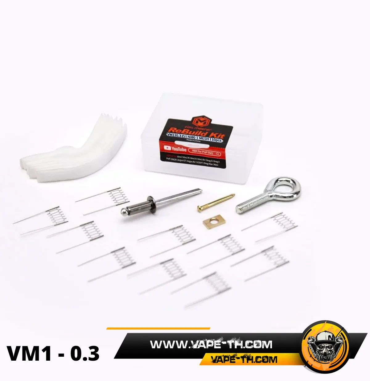 COIL MASTER REBUILD KIT(RBK) FOR PNP-VM1 0.3 โอห์ม