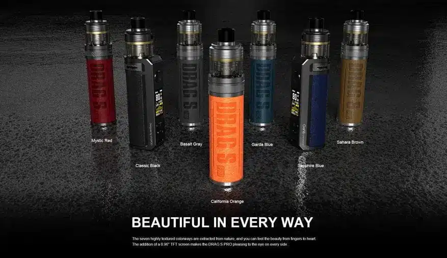 DRAG S PRO 80W แบตเตอรี่ในตัว 3000MAH