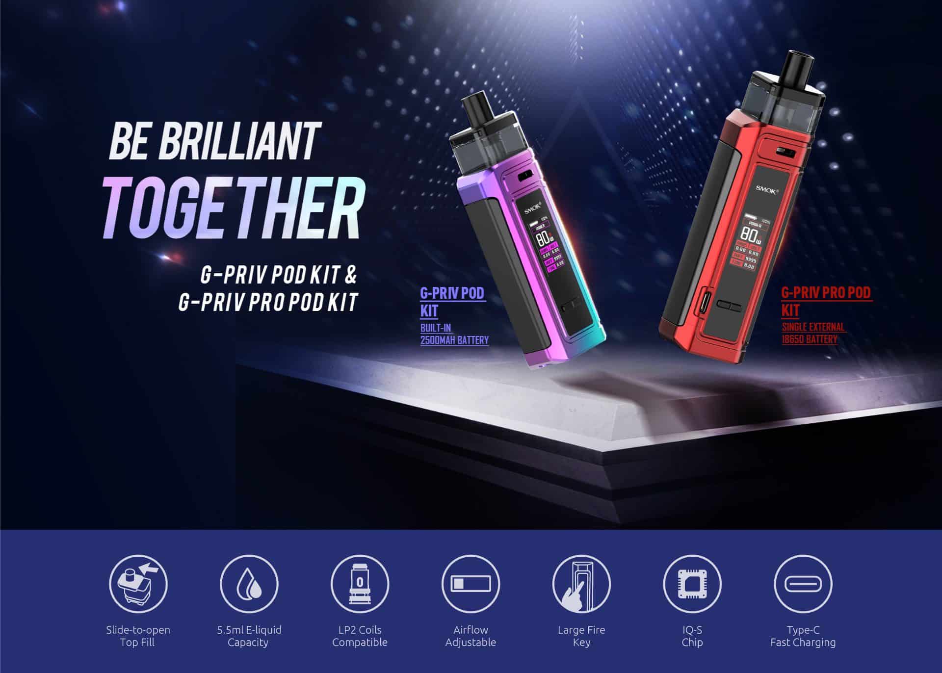 SMOK G-PRIV POD KIT 2500mAh