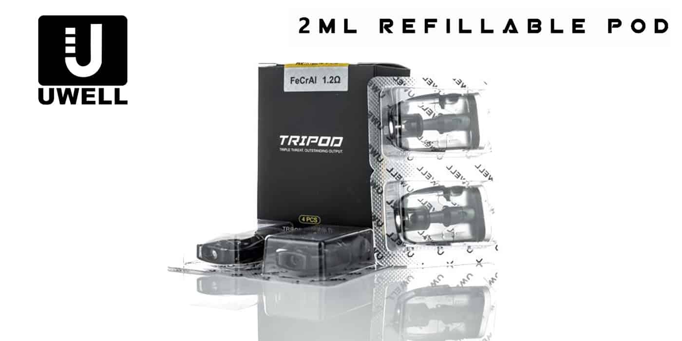 UWELL TRIPOD แท็งค์พร้อมคอยล์ COIL ขนาด 1.2 โอห์ม