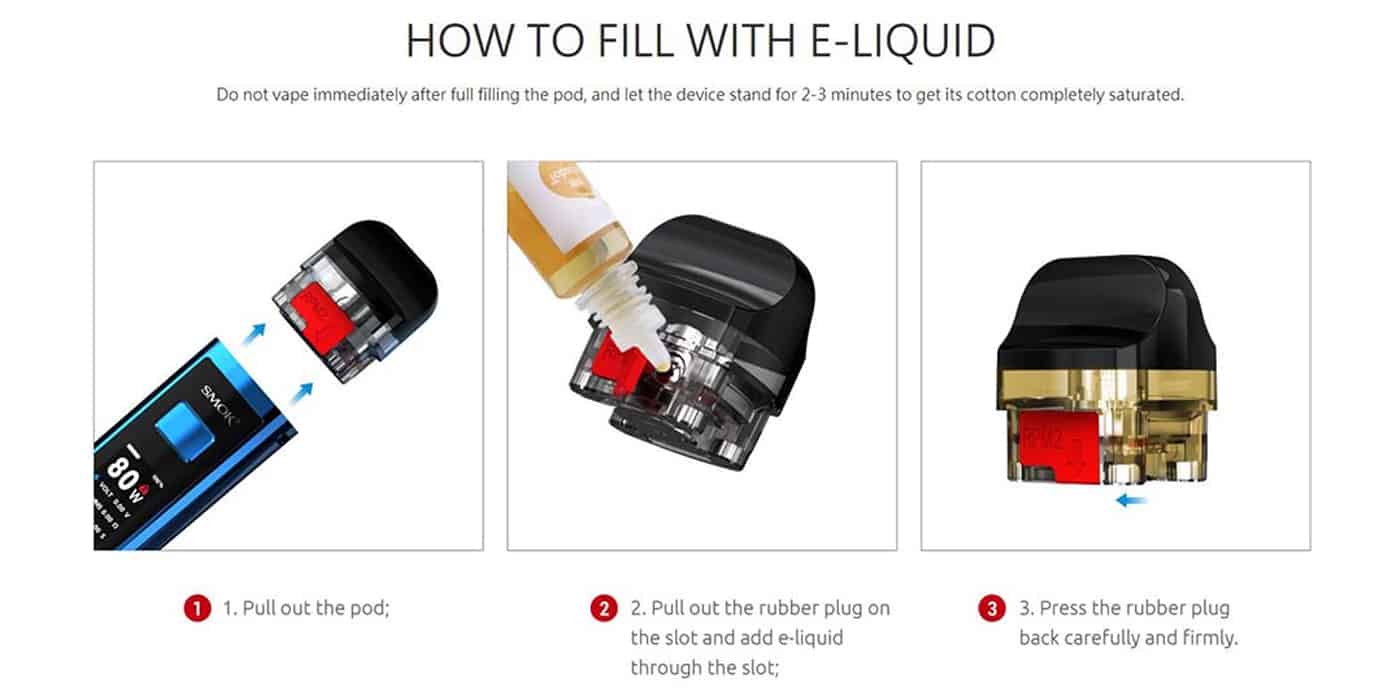 แท็งค์เปล่า SMOK RPM2 REPLACEMENT POD สำหรับคอยล์ RPM2