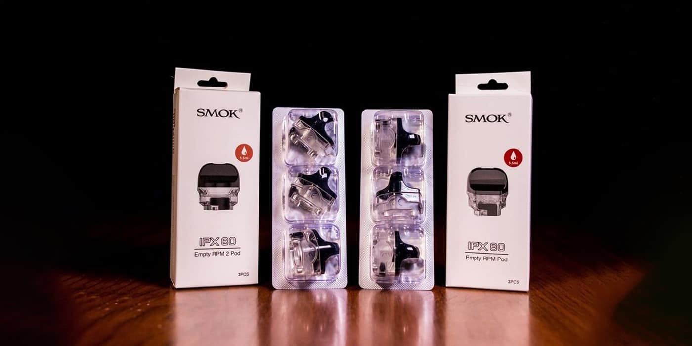 SMOK IPX80 REPLACEMENT EMPTY POD 5.5ML สำหรับคอยล์ RPM