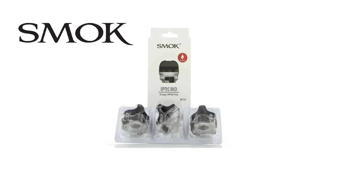 SMOK IPX80 REPLACEMENT EMPTY POD 5.5ML สำหรับคอยล์ RPM