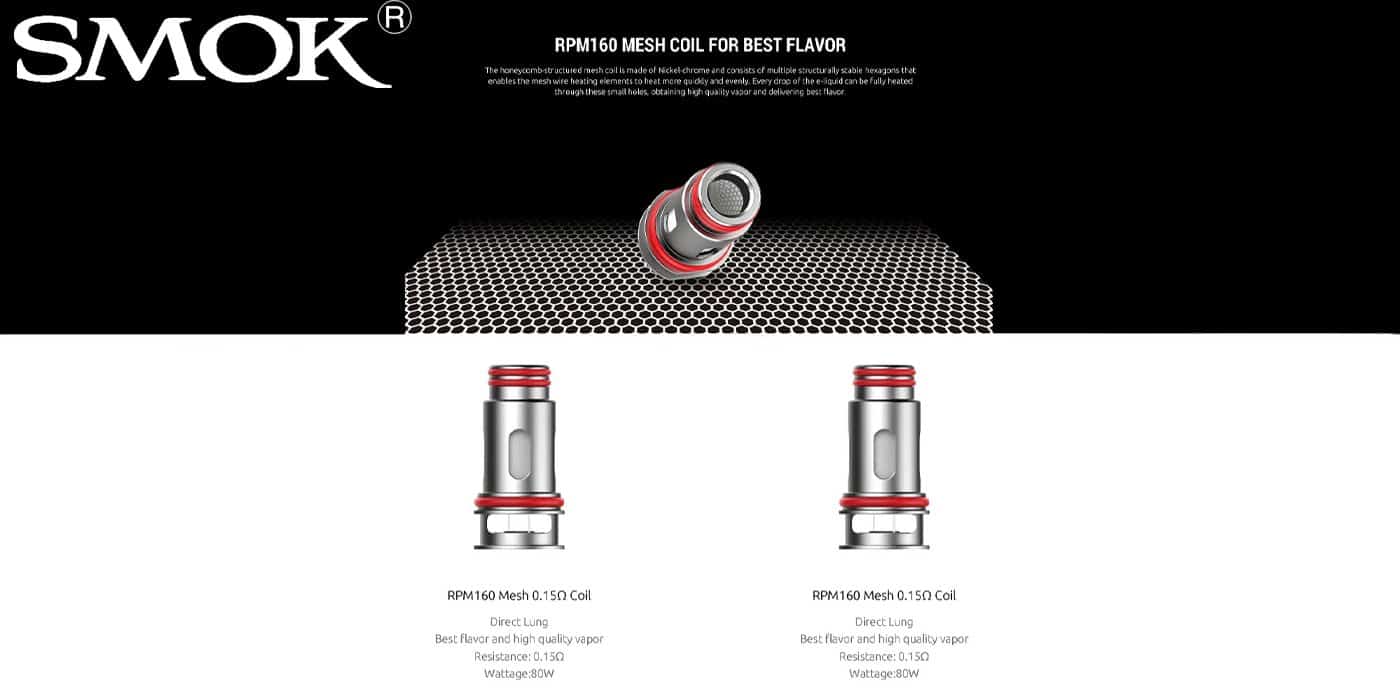SMOK RPM 160W COIL คอยล์ 0.15 โอห์ม