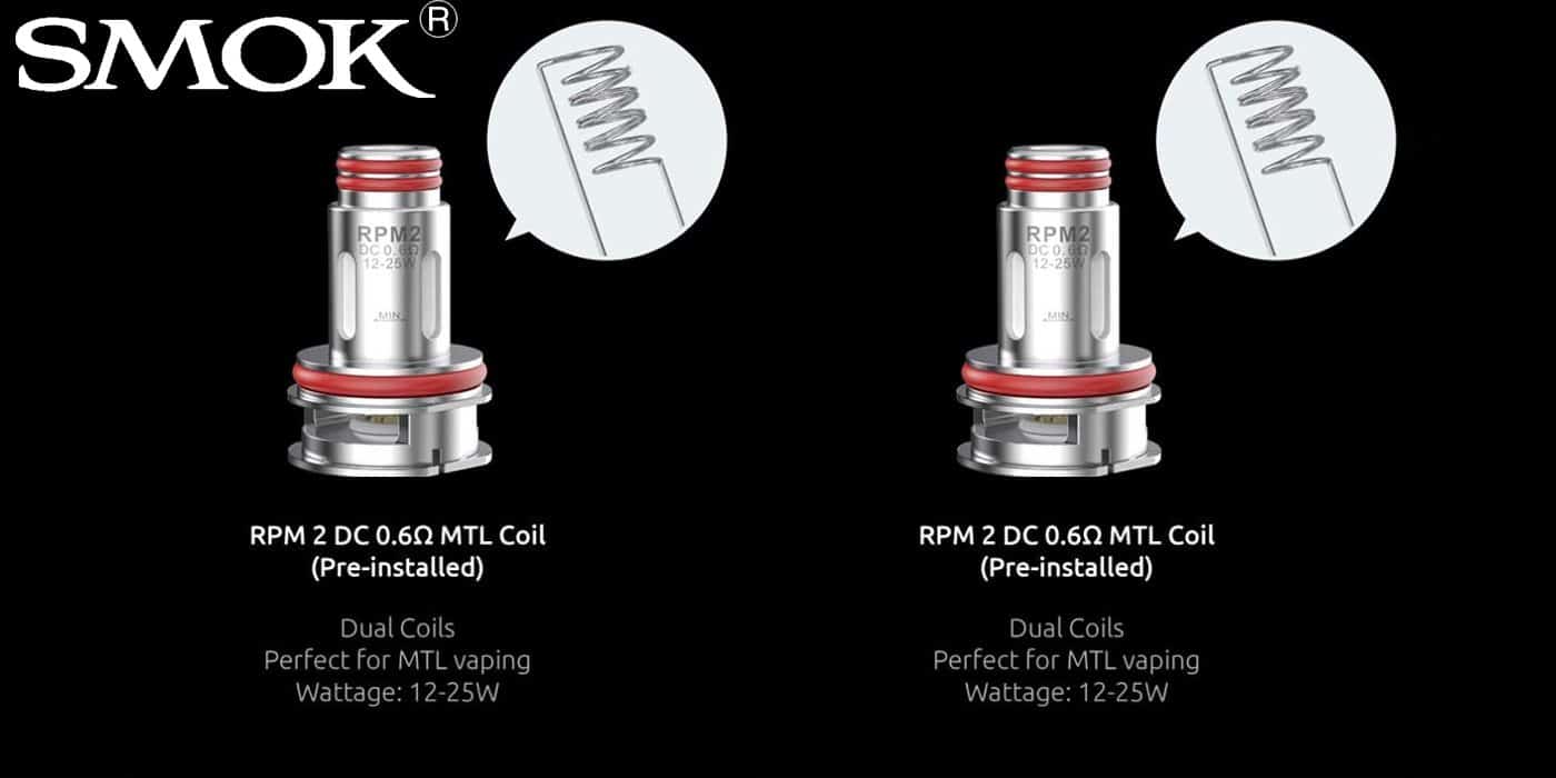SMOK RPM2 DC COIL คอยล์ 0.6 โอห์ม