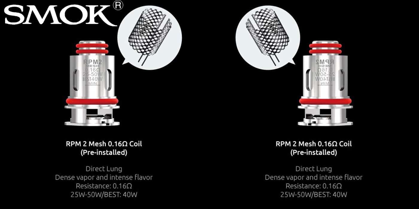 SMOK RPM2 MESH COIL คอยล์ 0.16 โอห์ม