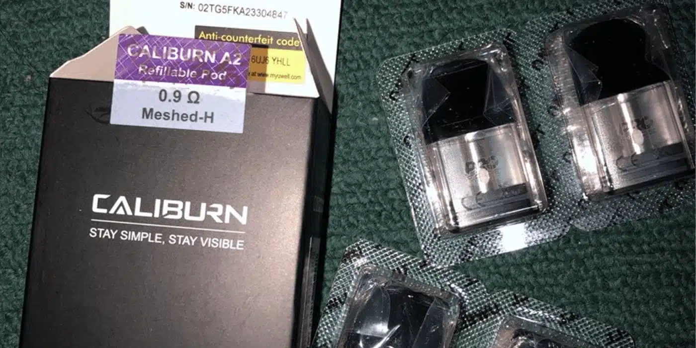 UWELL CALIBURN A2 แท็งค์พร้อมคอยล์ COIL ขนาด 0.9 โอห์ม