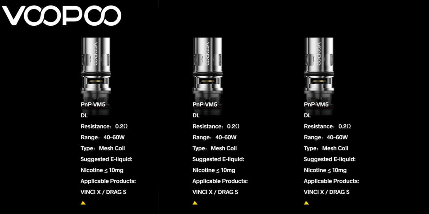 VOOPOO PNP-VM5 COIL คอยล์ 0.2 โอห์ม