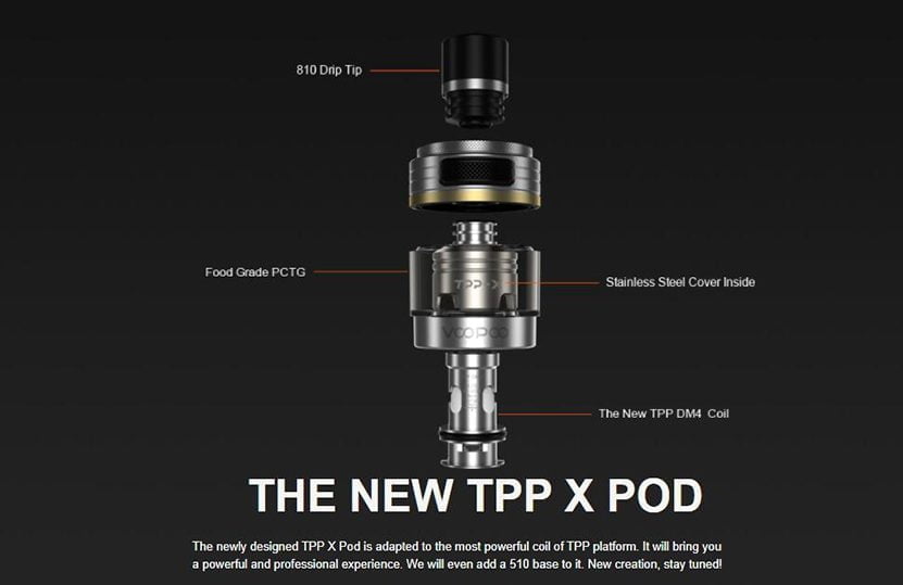 VOOPOO TPP-X POD TANK SET พร้อมคอยล์