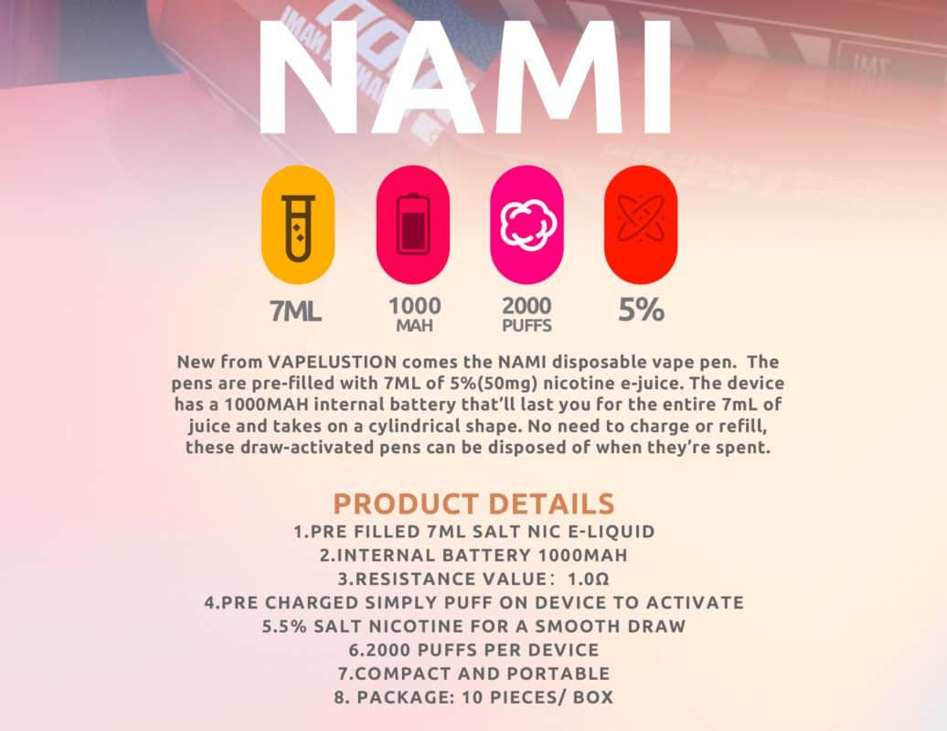 Hannya Nami Disposable Pod ใช้แล้วทิ้ง