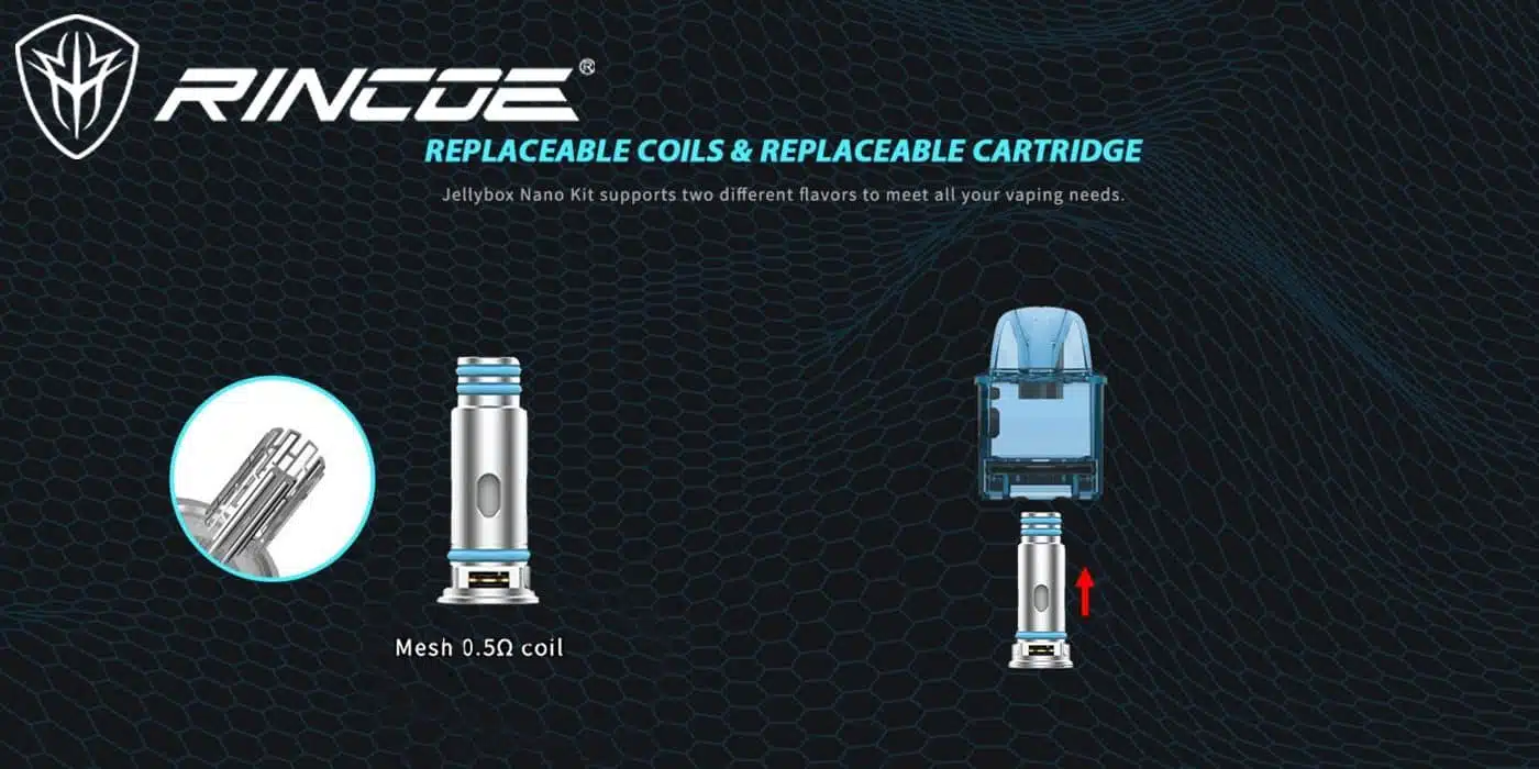 Rincoe Jellybox Nano COIL คอยล์ 0.5 โอห์ม