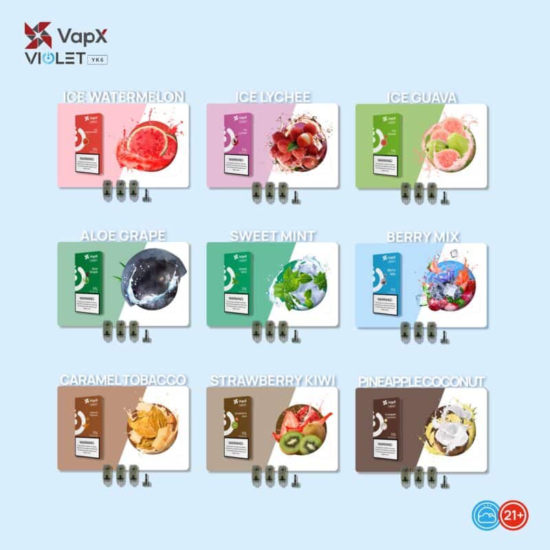 VAPX VIOLET YK6 POD TANK น้ำยา