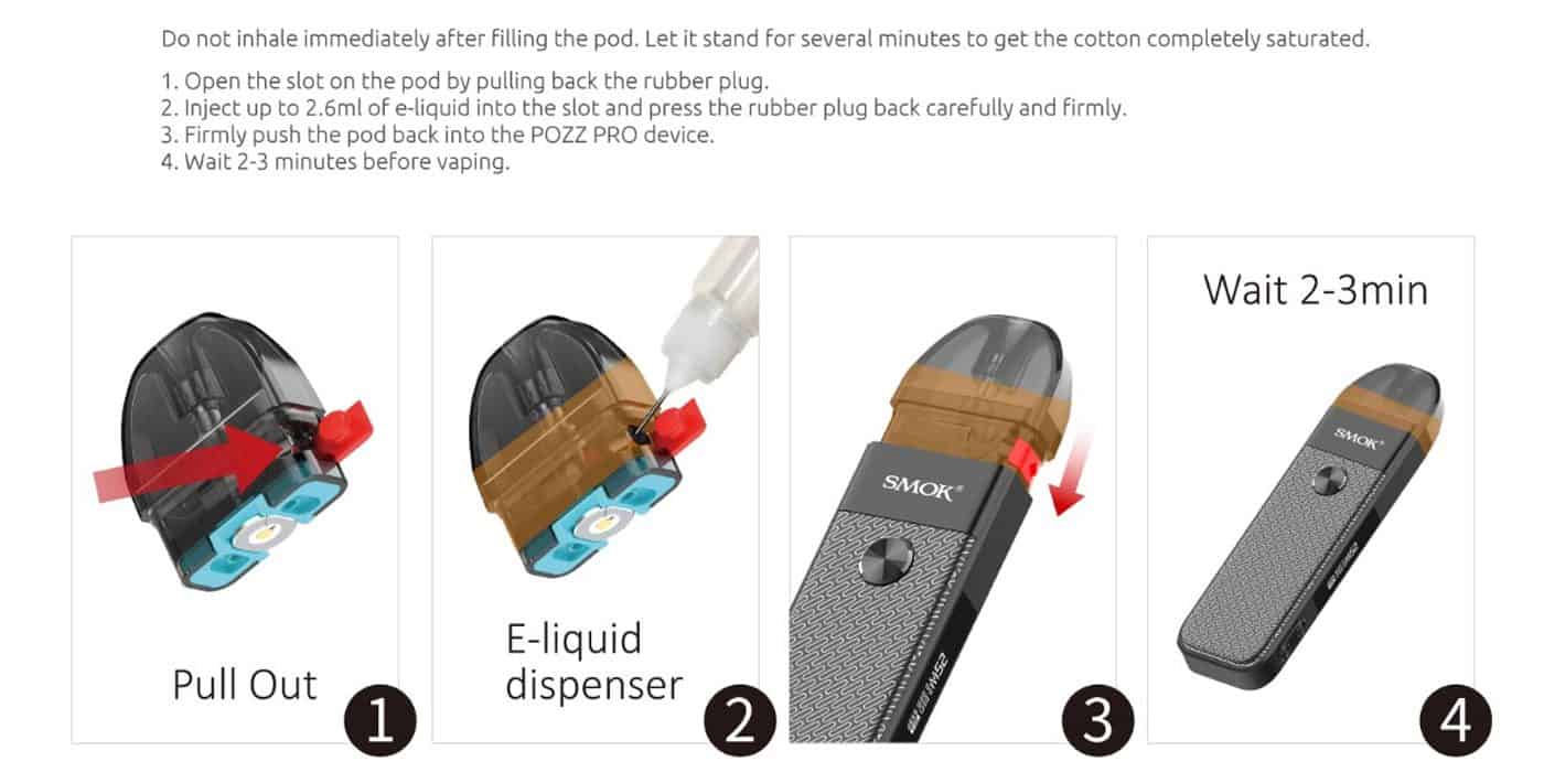 แท็งค์เปล่า SMOK POZZ PRO EMPTY POD สำหรับคอยล์ LP1