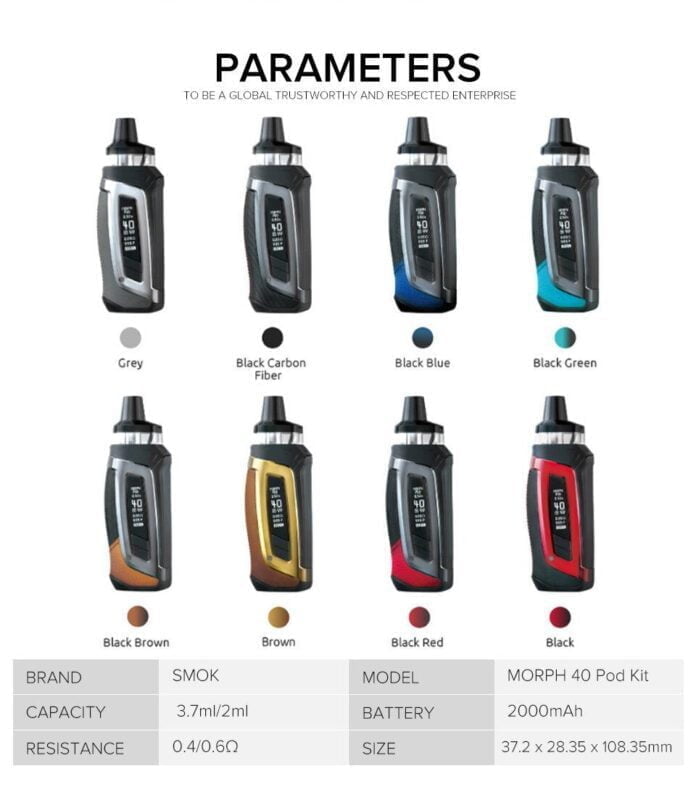 SMOK MORPH POD KIT 40W 2000mAh