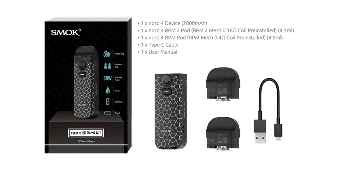 SMOK NORD4 POD BOXSET KIT 80W