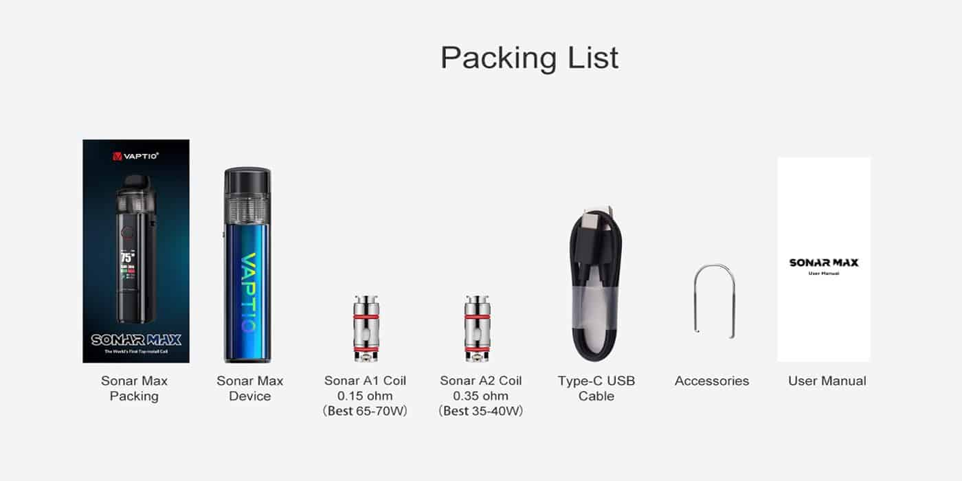 VAPTIO SONAR A3 COIL คอยล์ 0.6 โอห์ม