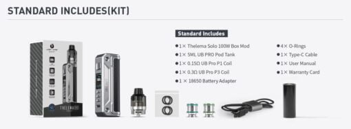 LOSTVAPE THELEMA SOLO 100W KIT