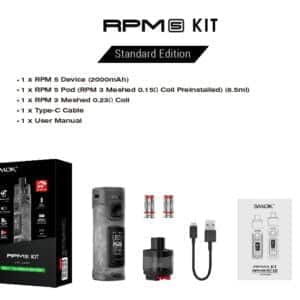 SMOK RPM 5 POD KIT 80W
