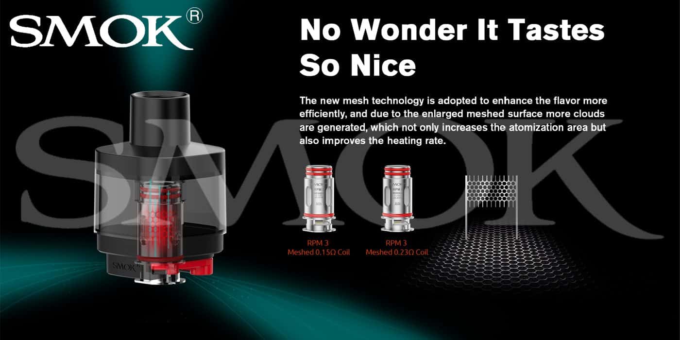 แท็งค์เปล่า SMOK RPM5 REPLACEMENT EMPTY สำหรับคอยล์ RPM3