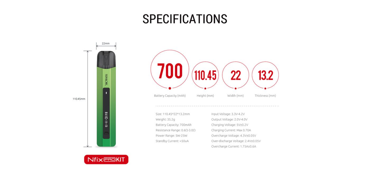 SMOK NFIX PRO KIT 700mAh