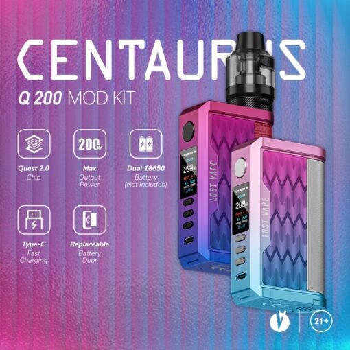 LOSTVAPE CENTAURUS Q200 MOD KIT