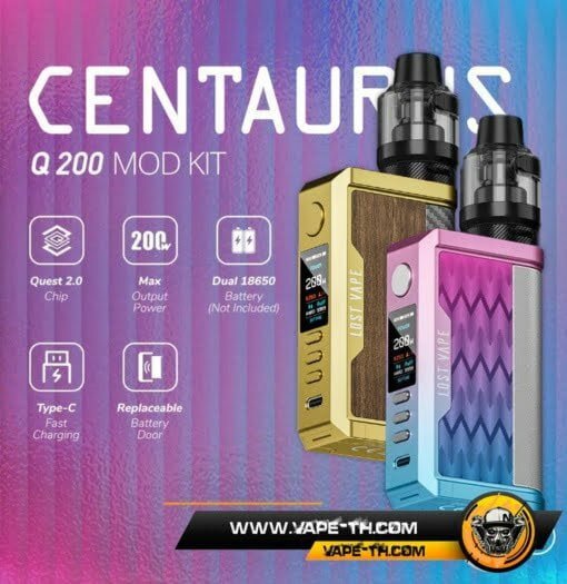 LOSTVAPE CENTAURUS Q200 MOD KIT