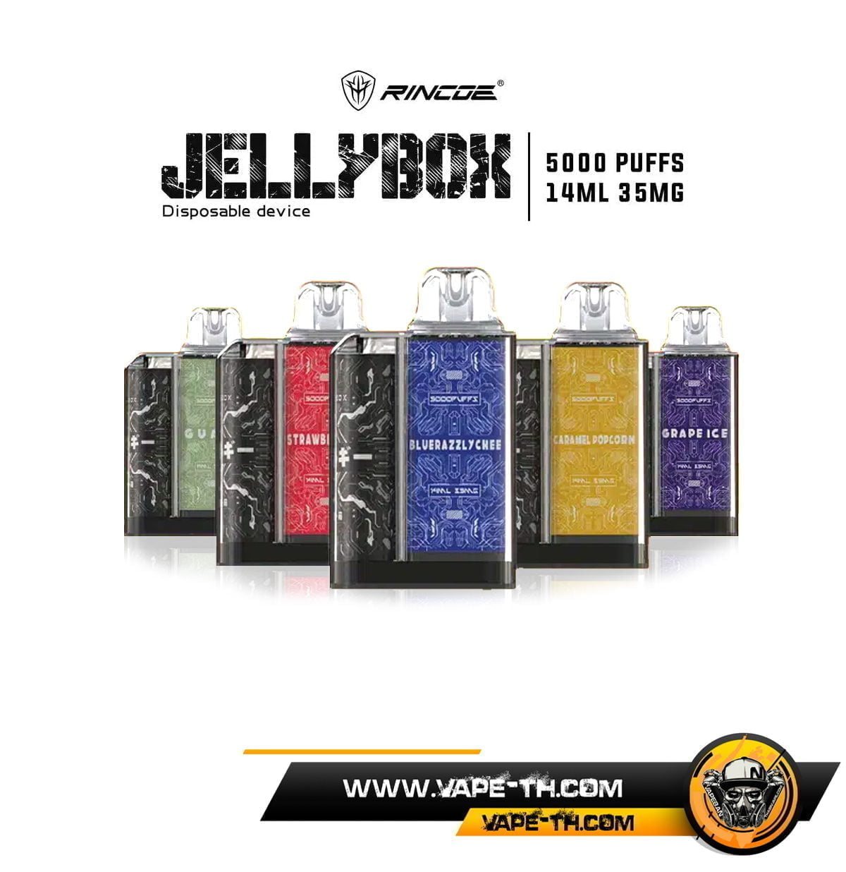 RINCOE JELLYBOX 5000PUFFS 650mAh