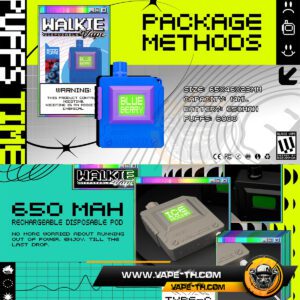 WALKIE VAPE DISPOSABLE KIT 6000 PUFF