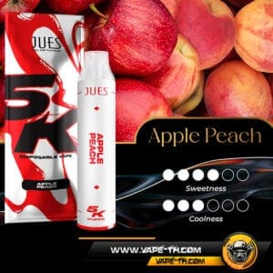 JUES 5000 PUFFS POD apple peach