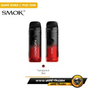 SMOK NORD C POD 50W Transparent Red