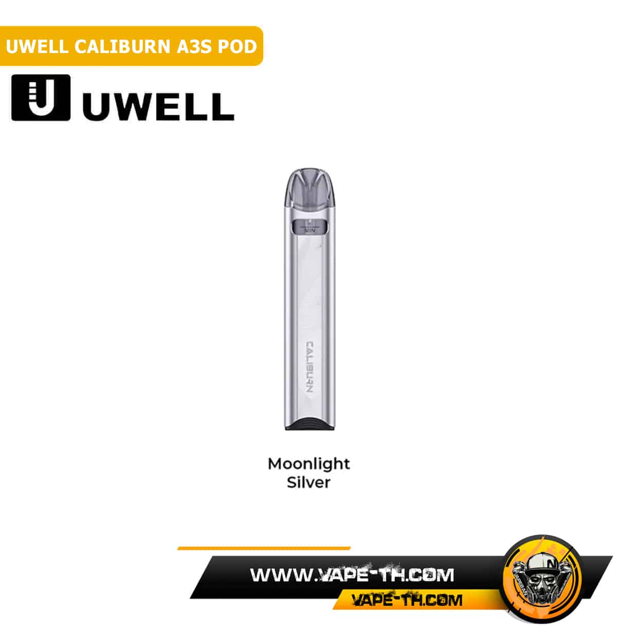 UWELL CALIBURN A3S POD Moonlight Silver