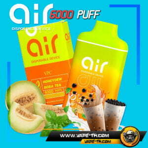 VPC AIR 6000 PUFFS Honeydew Boba Tea