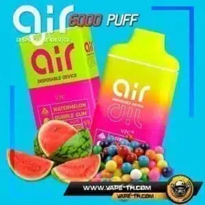 VibezAIR 6000PUFFS Watermelon Bubble Gum
