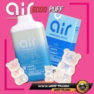VibezAIR 6000PUFFS White Gummy
