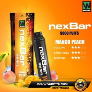 NEXBAR 5000PUFFS Mango Peach