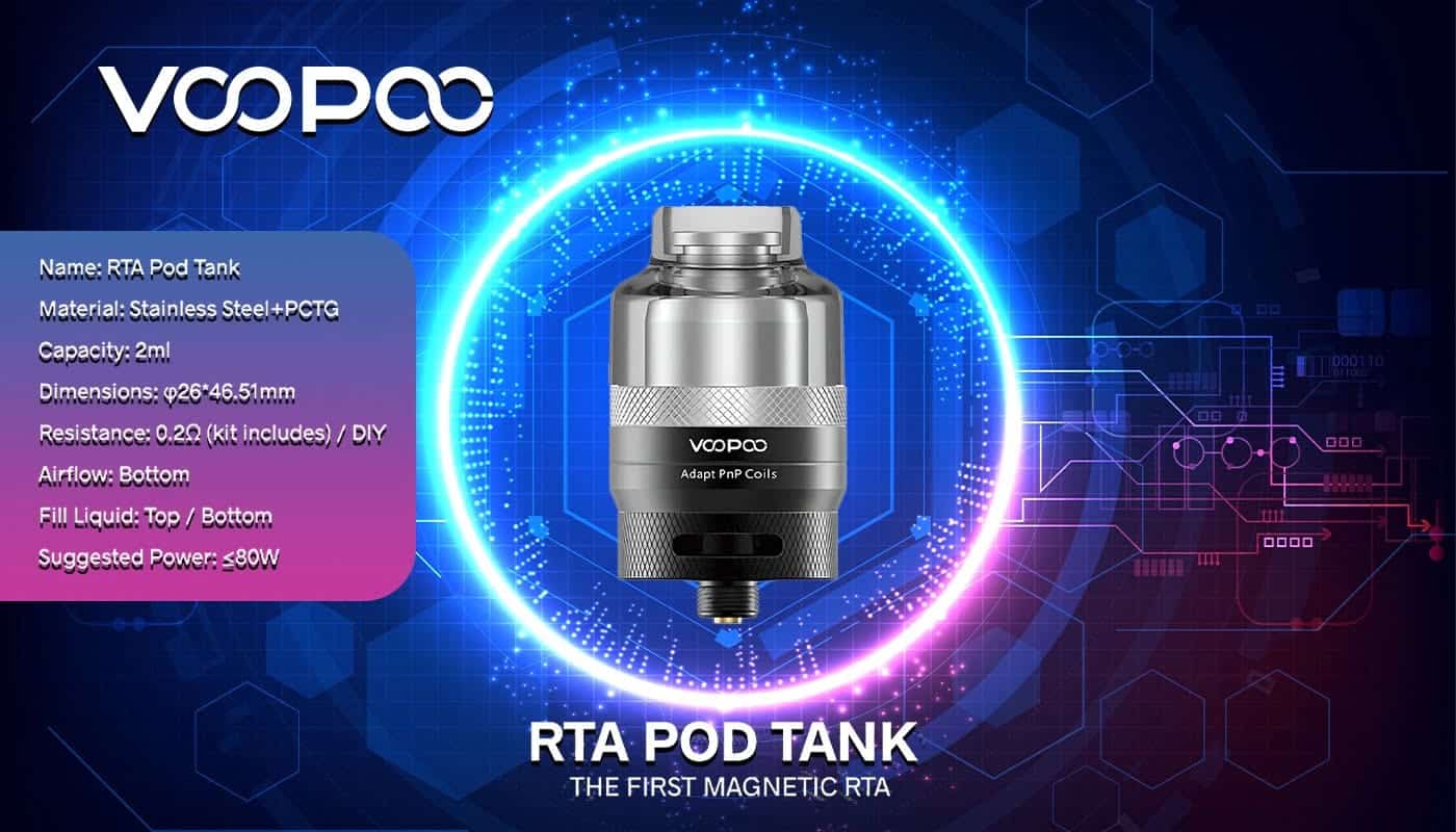 แทงค์ VOOPOO RTA TANK ใช้กับอะไรได้บ้าง ? - VAPE-TH เรามีคำตอบ ไปดูกัน