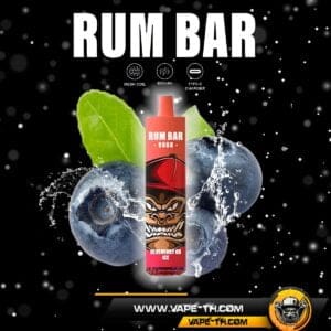 RUM BAR 9000 PUFFS Blueberry On Ice