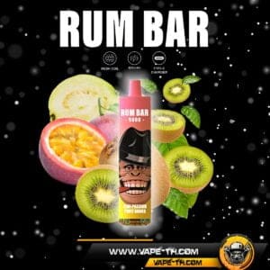RUM BAR 9000 PUFFS Kiwi Passion Fruit Guava
