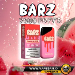 Barz 7000 Strawmelon Crush