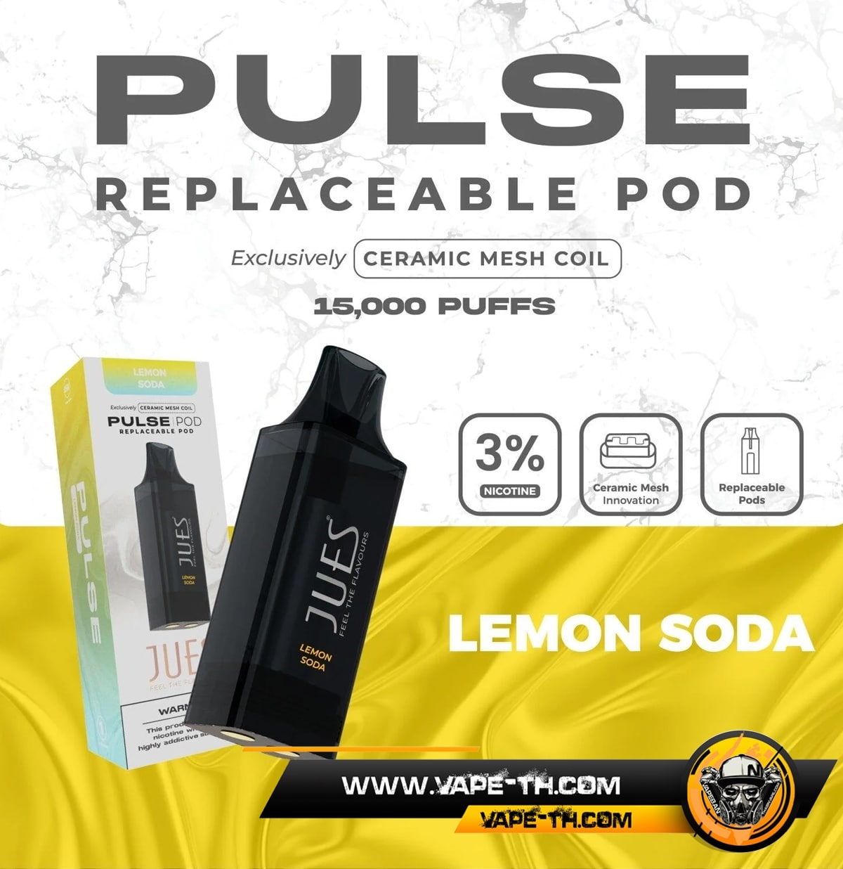 หัว Jues Pulse 15k - Lemon Soda