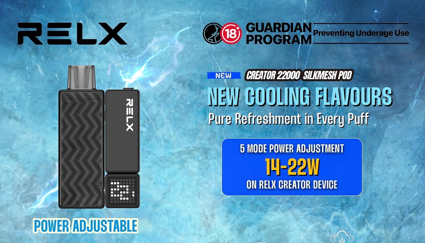 หัว Relx Creator 22000 Puffs