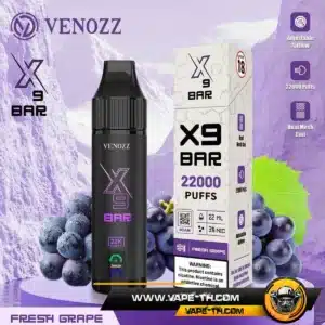Venozz X9 Bar 22K Fresh Grape