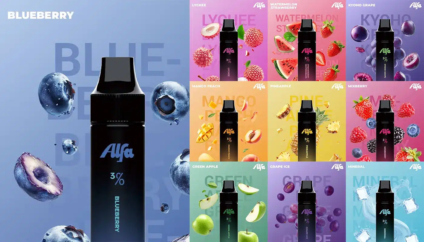 Alfa 20K Puffs รสชาติ