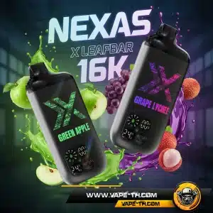 Nexas X Leafbar 16K พอตใช้แล้วทิ้ง รุ่นใหม่ล่าสุด