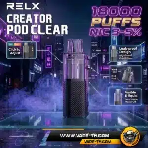 หัว Relx Creator Clear 18K