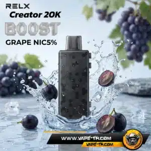 หัว Relx Creator Boost 20000Puffs Grape Nic5